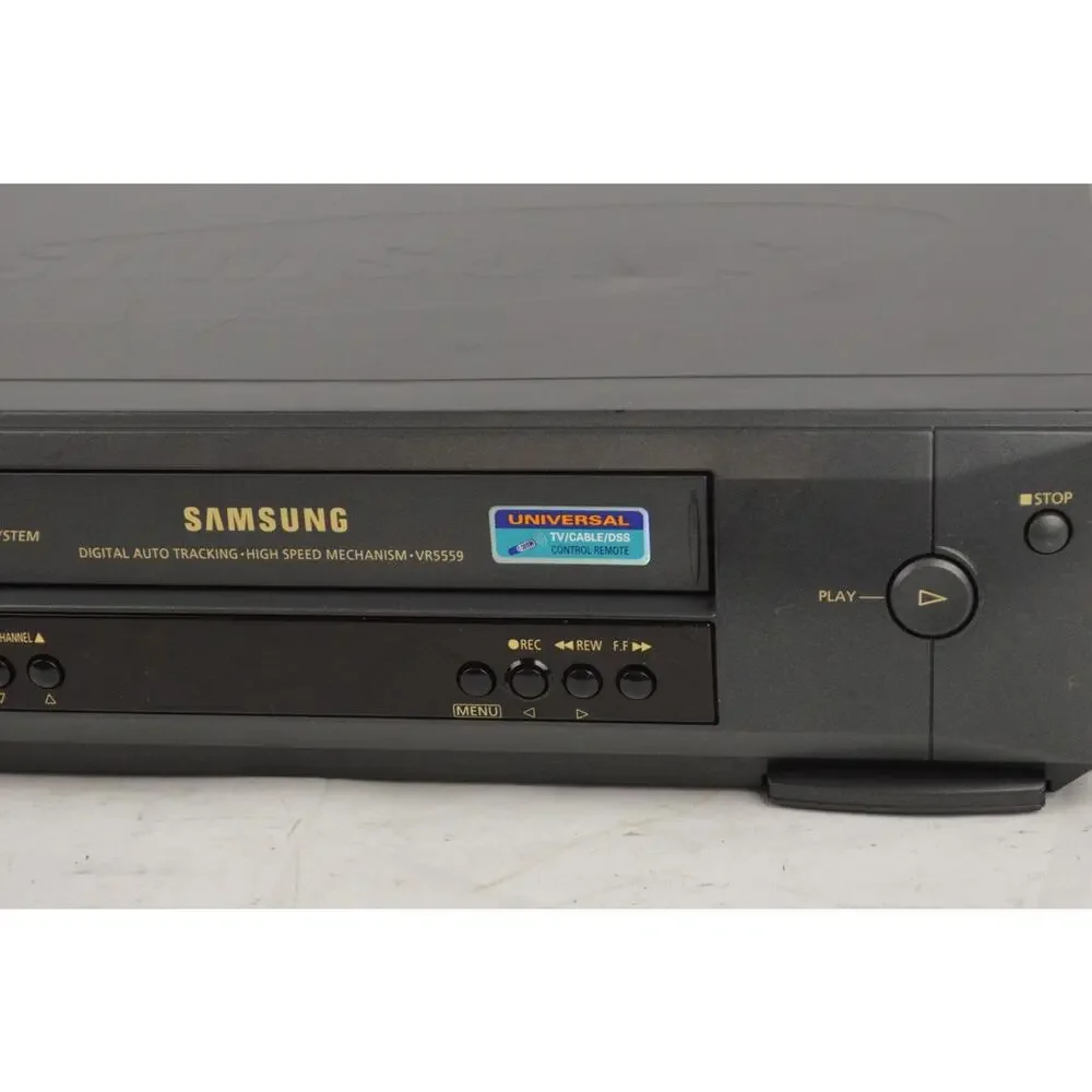Samsung VR5559 4 Head VHS VCR Player Tested No Remote
